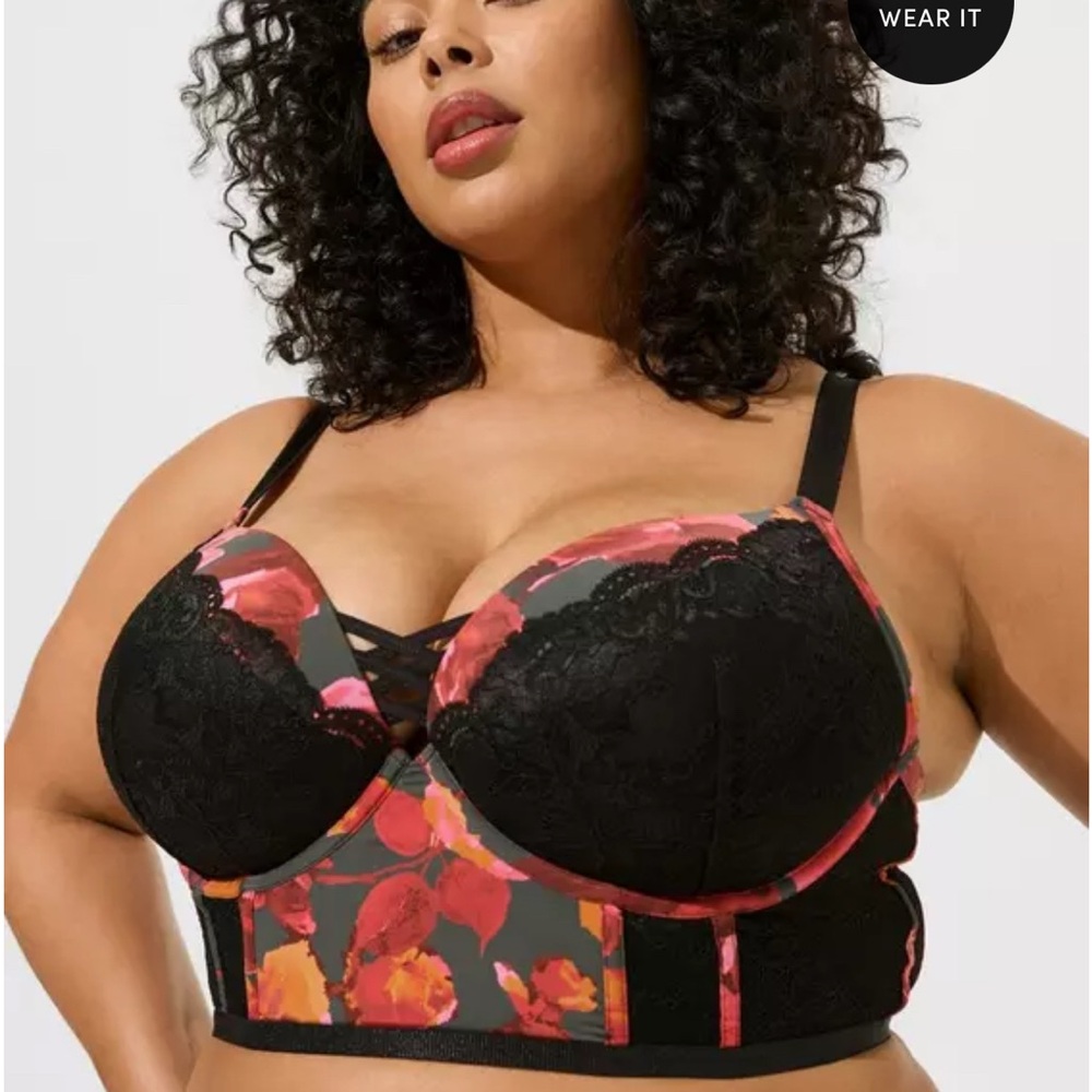TORRID 46C XO Plunge Push-Up Bra